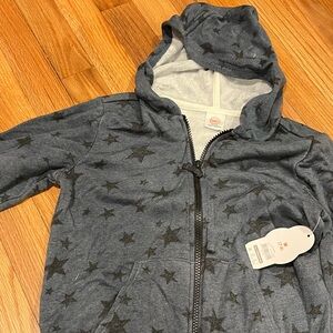 Gray Star Hoodie for Kids wonder nation Medium (7-8) NWT